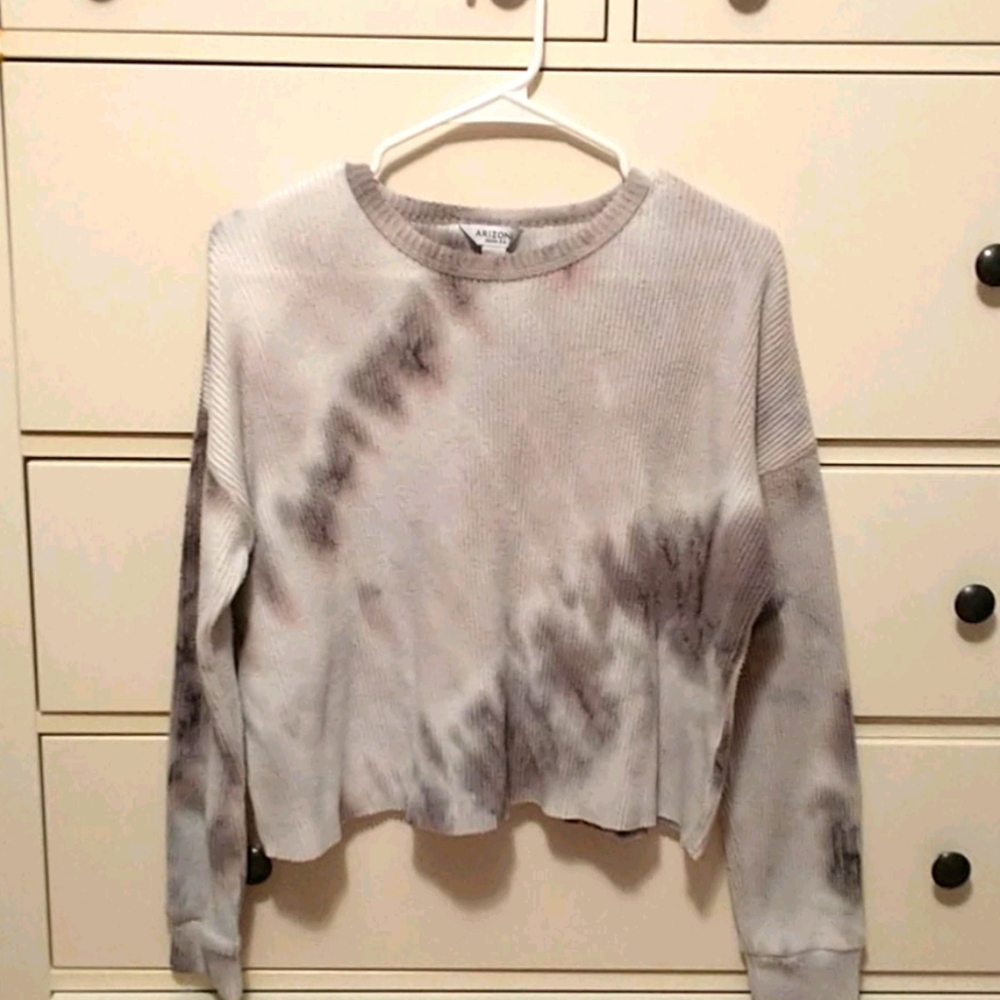 Grey Cropped Sweater